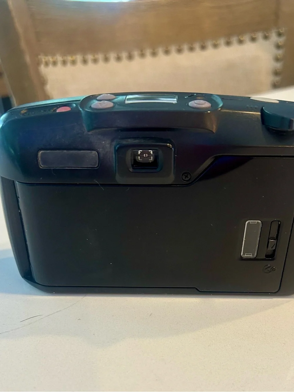 Vintage Pentax IQZoomEZY Black 35mm Point-and-Shoot Camera
